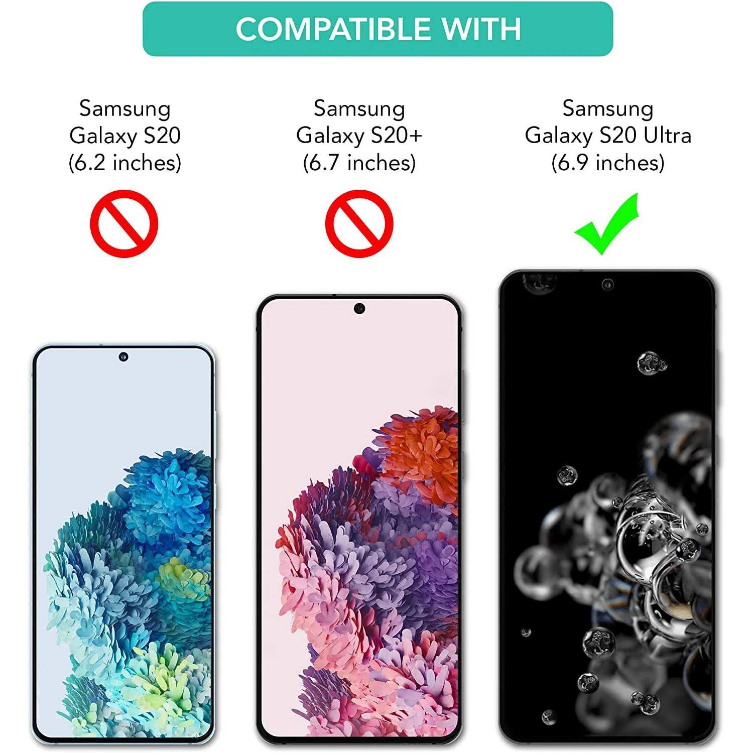 3x iSOUL Flexible Screen Protector for Samsung Galaxy S20 Ultra 6.9"