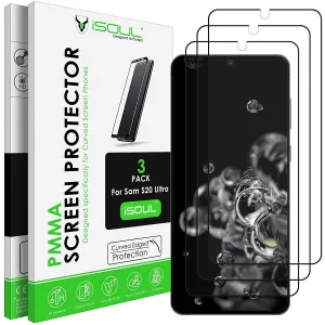 3x iSOUL Flexible Screen Protector for Samsung Galaxy S20 Ultra 6.9"