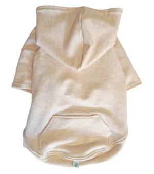 apple hoodie - heather almond