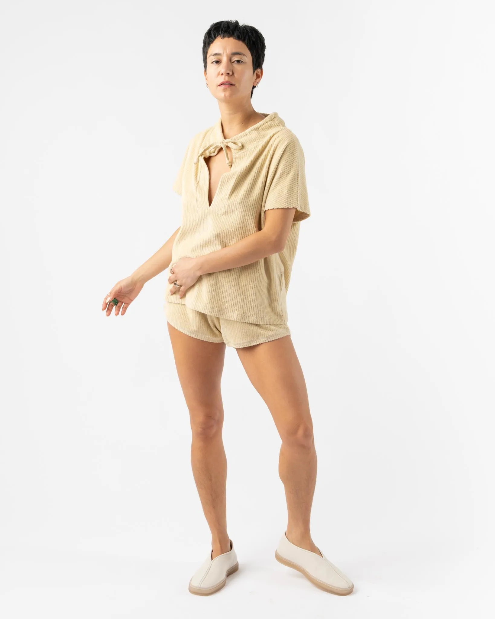 Baserange Pose Top in Beige