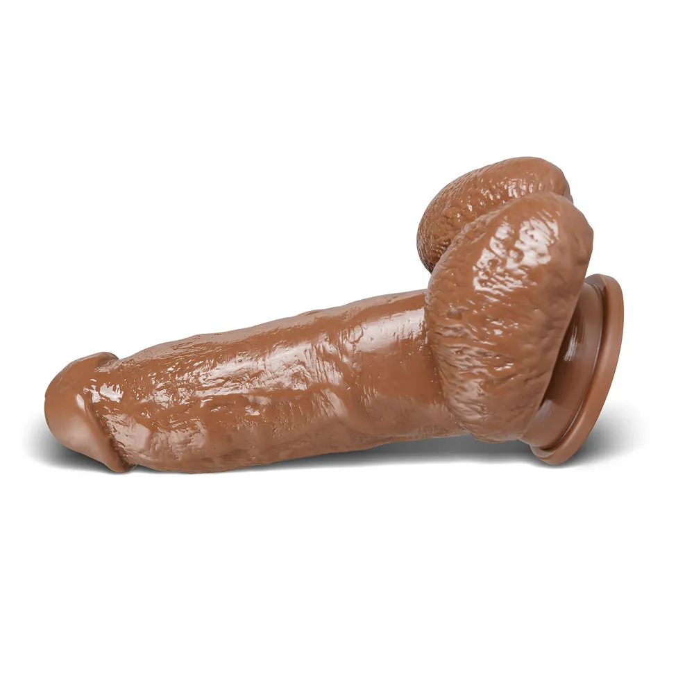 Being Fetish 7 Inch Flexible Shaft Realistic Dildo Brown