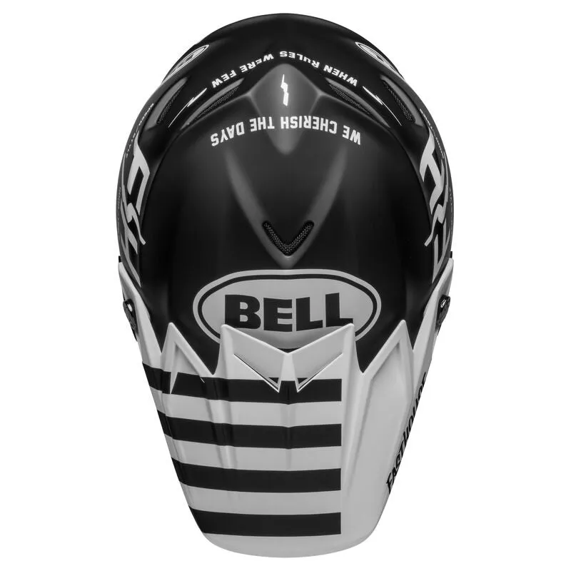 Bell Moto Moto-9S Flex Fasthouse Flex Crew Matte Black/White Large