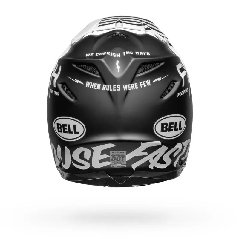 Bell Moto Moto-9S Flex Fasthouse Flex Crew Matte Black/White Large
