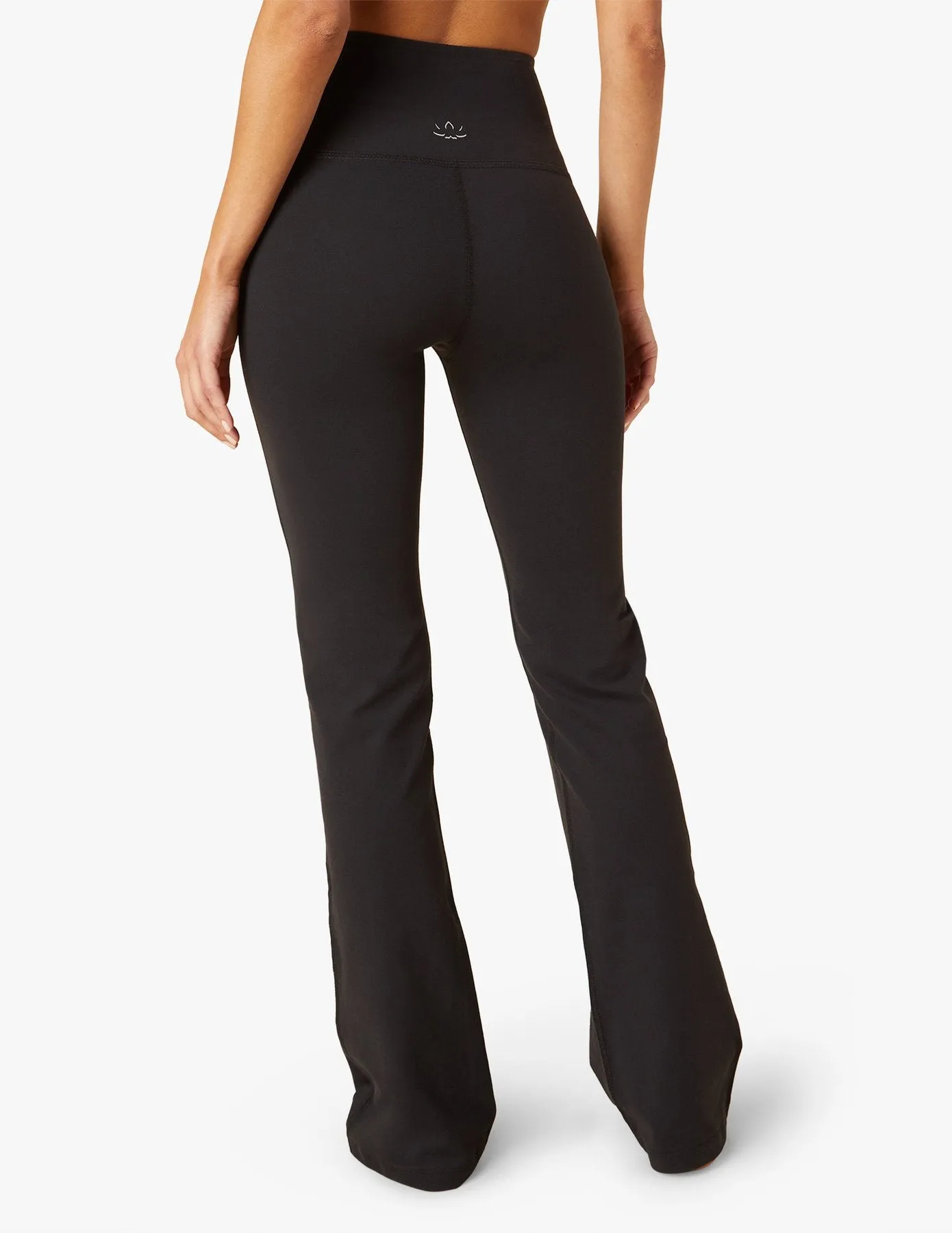 Beyond Yoga High Waist Practice Bootcut Pants in Jet Black