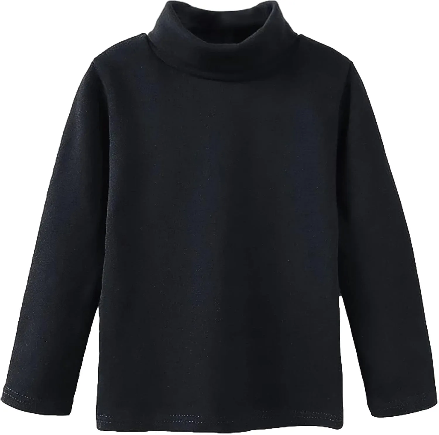 Boys Girls Base Layer Thermal Shirt Turtleneck Long Sleeve Elastic Casual Undershirts 3pcs Set