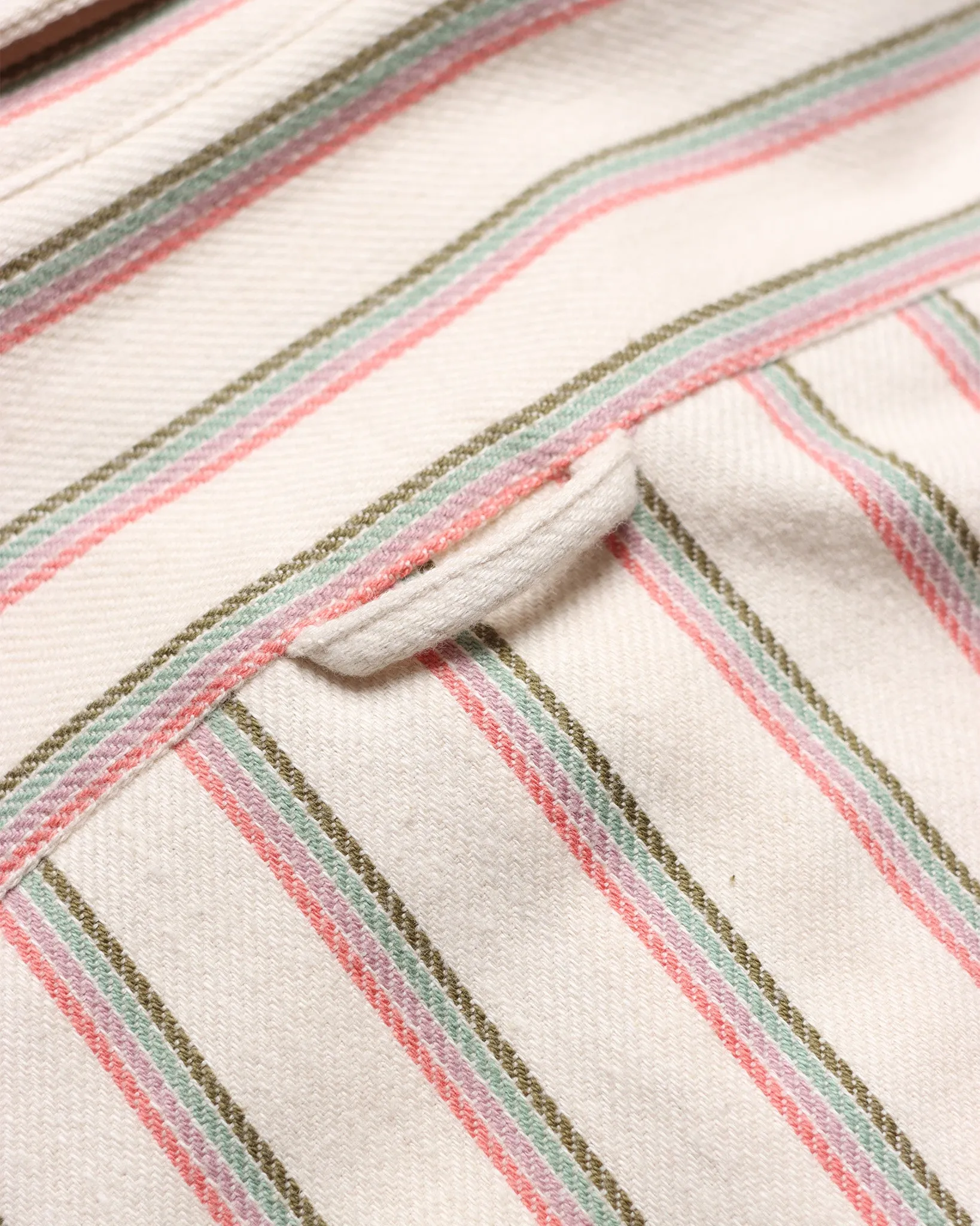 Classic Shirt - White Kuki Stripe
