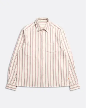Classic Shirt - White Kuki Stripe