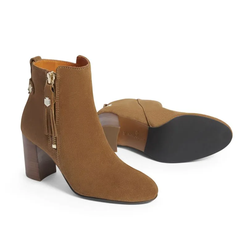 Fairfax & Favor Oakham Ladies Suede Ankle Boot - Tan
