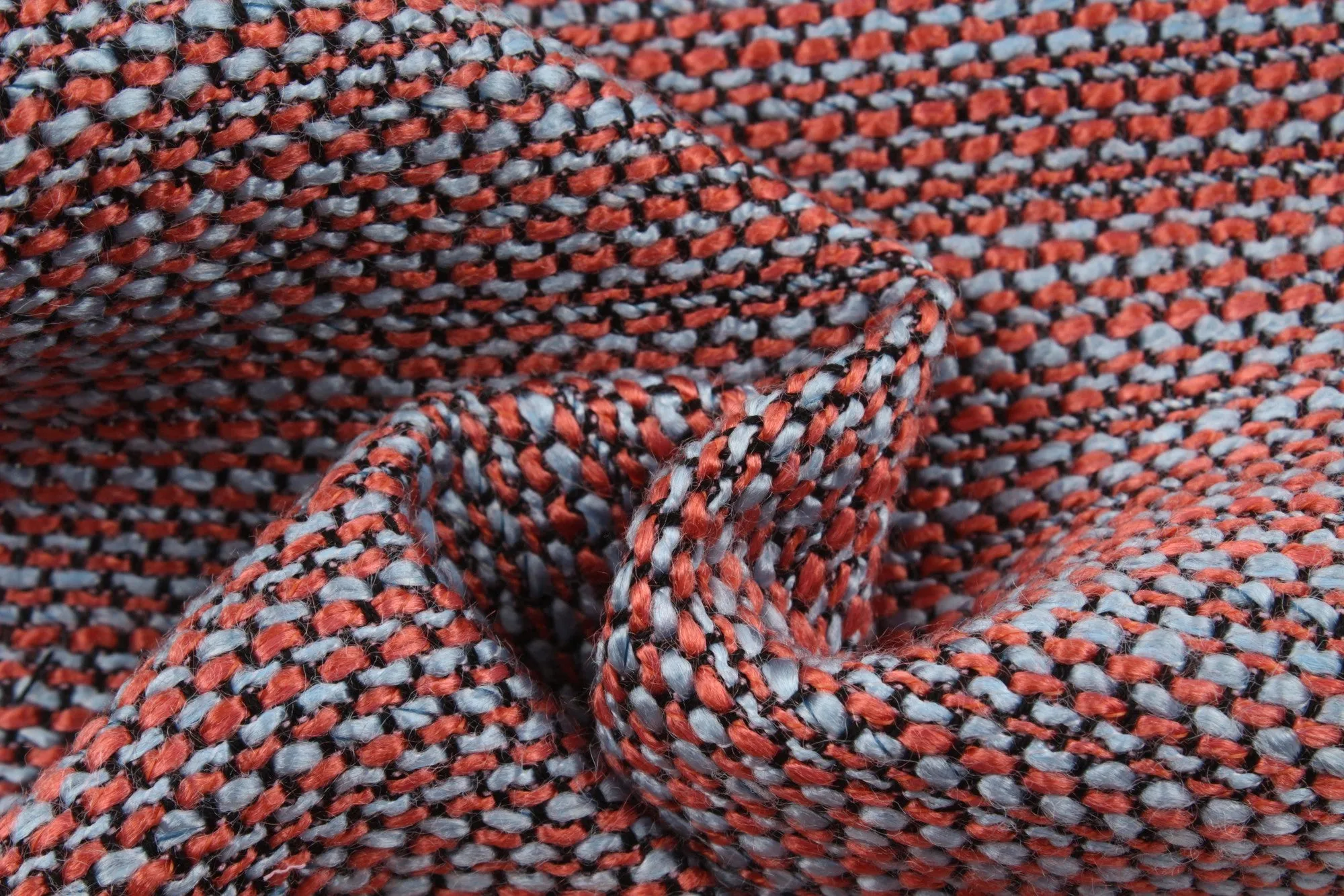 Fancy Multicolor Tweed Stripes - Viscose Blend - 11 Colors Available