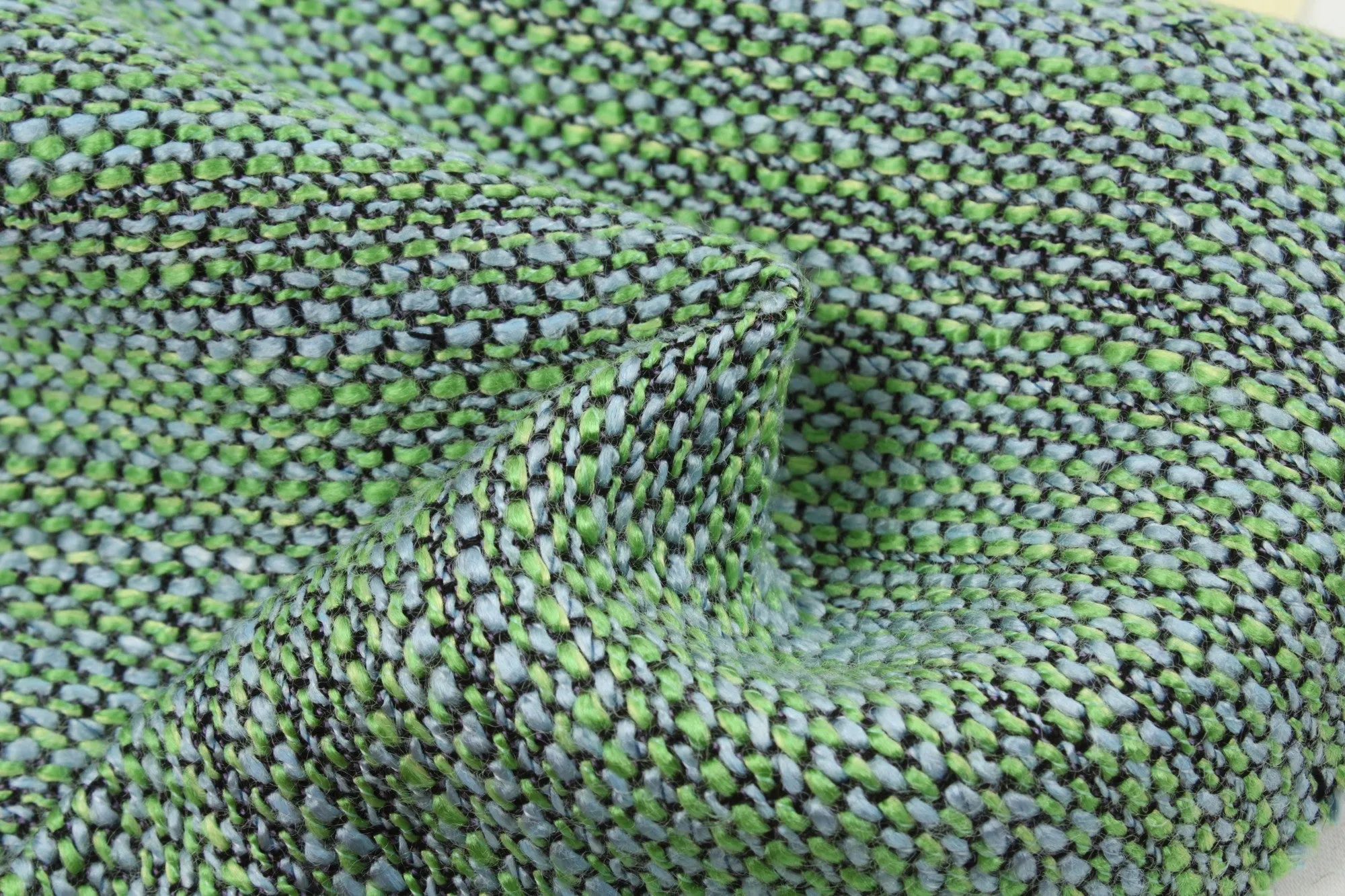 Fancy Multicolor Tweed Stripes - Viscose Blend - 11 Colors Available