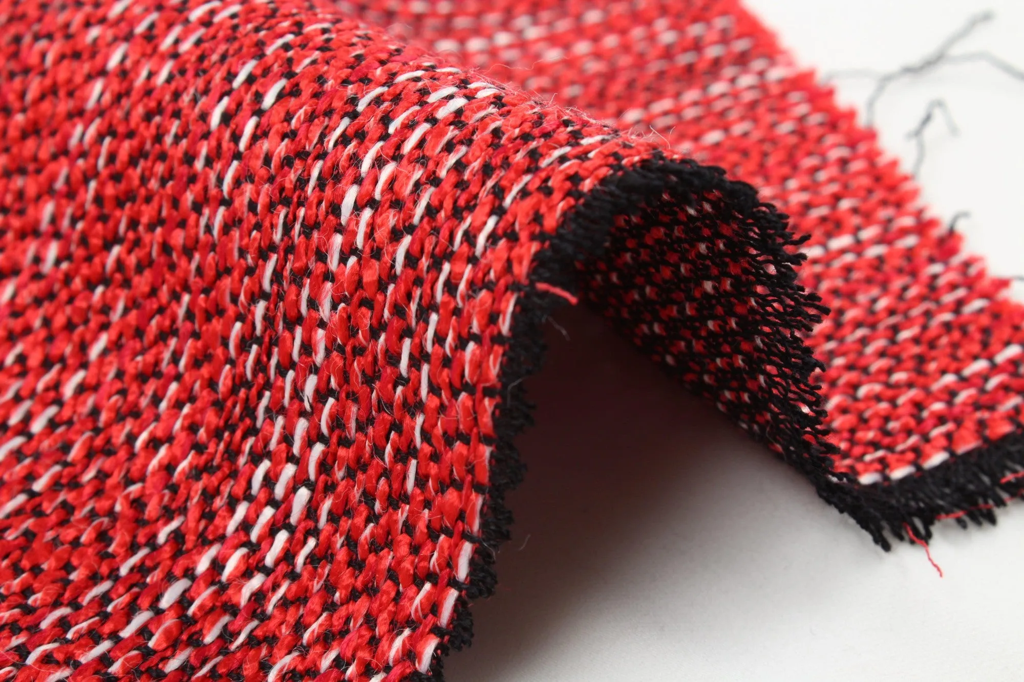 Fancy Multicolor Tweed Stripes - Viscose Blend - 11 Colors Available