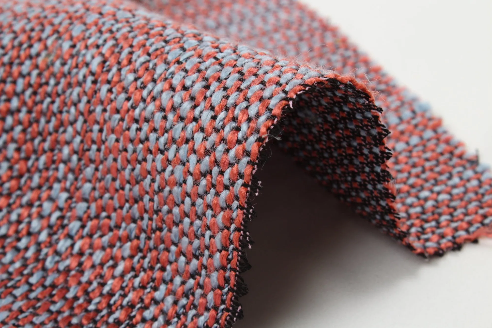 Fancy Multicolor Tweed Stripes - Viscose Blend - 11 Colors Available