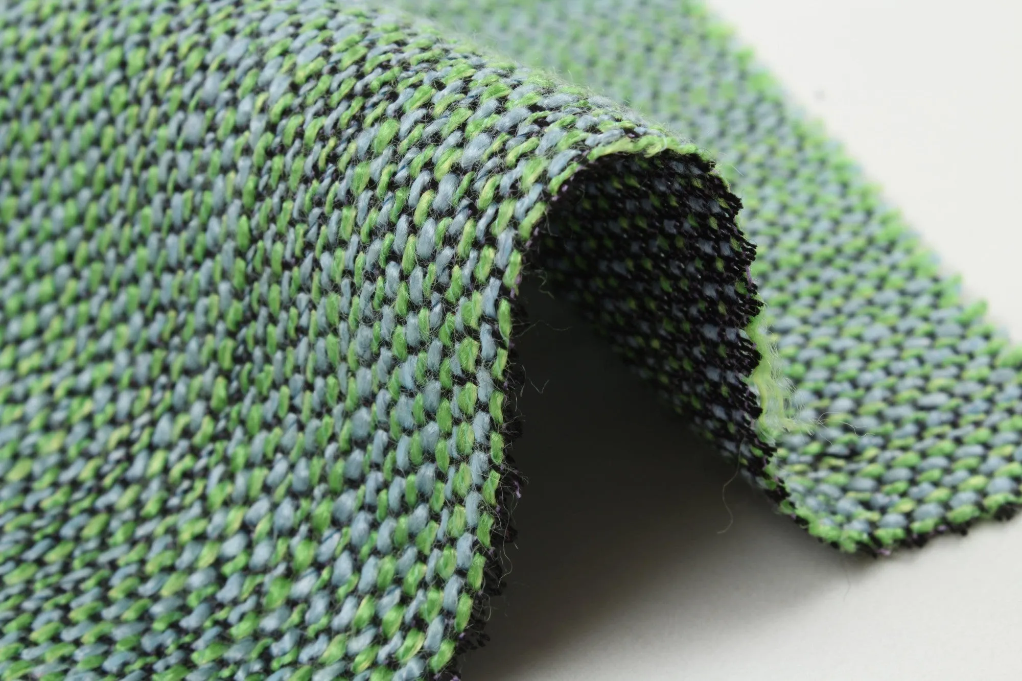 Fancy Multicolor Tweed Stripes - Viscose Blend - 11 Colors Available