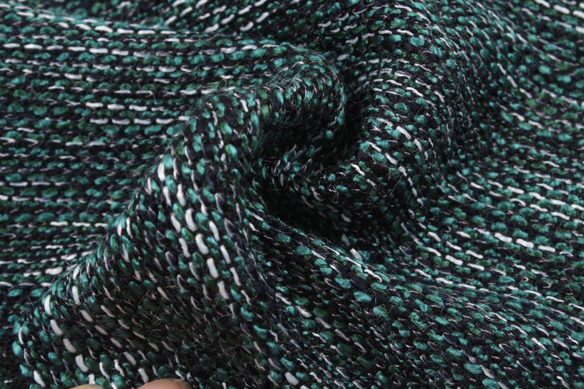 Fancy Multicolor Tweed Stripes - Viscose Blend - 11 Colors Available