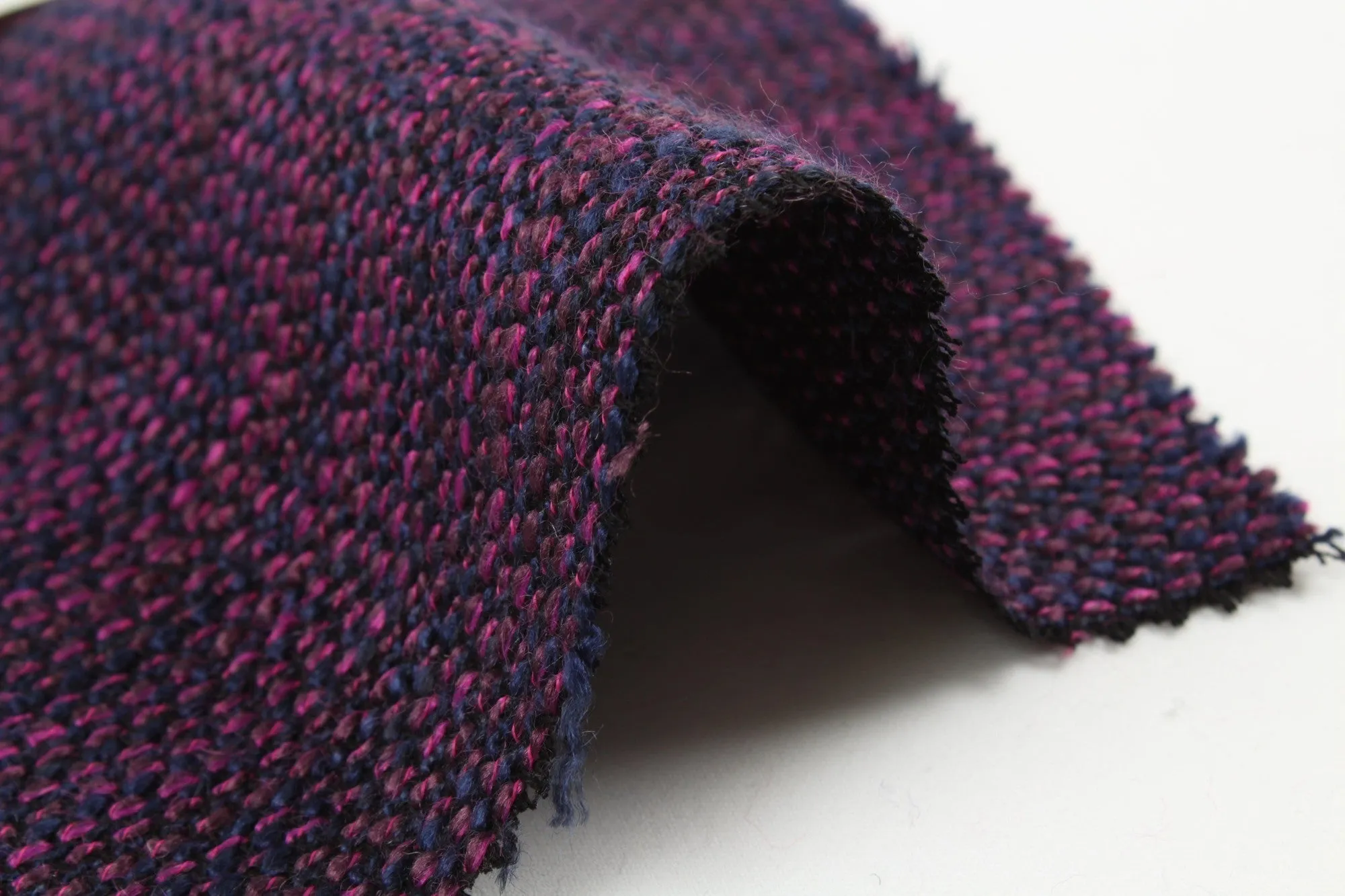 Fancy Multicolor Tweed Stripes - Viscose Blend - 11 Colors Available
