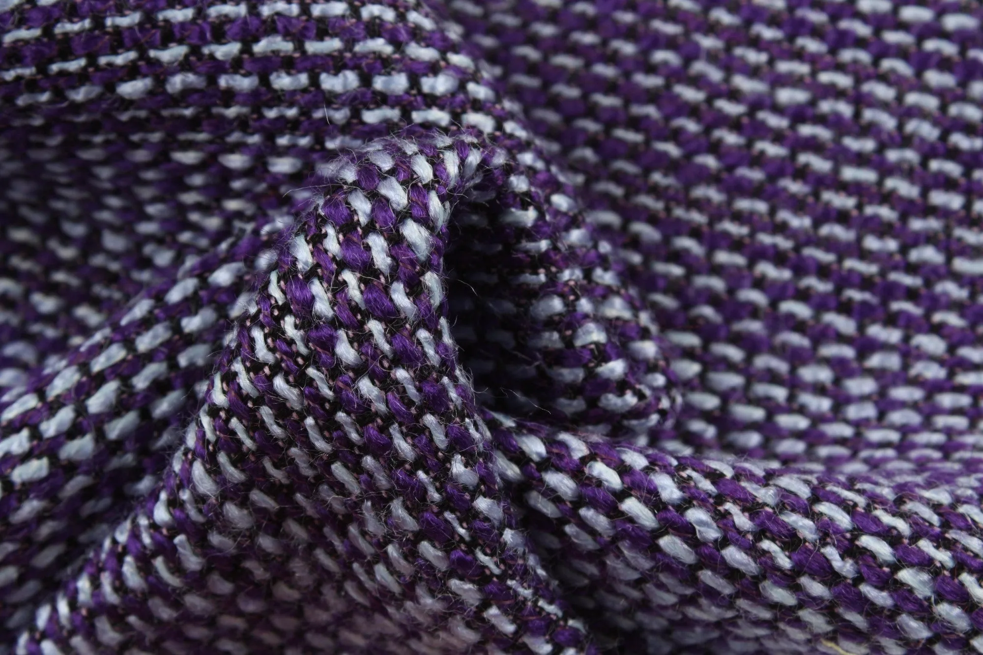 Fancy Multicolor Tweed Stripes - Viscose Blend - 11 Colors Available