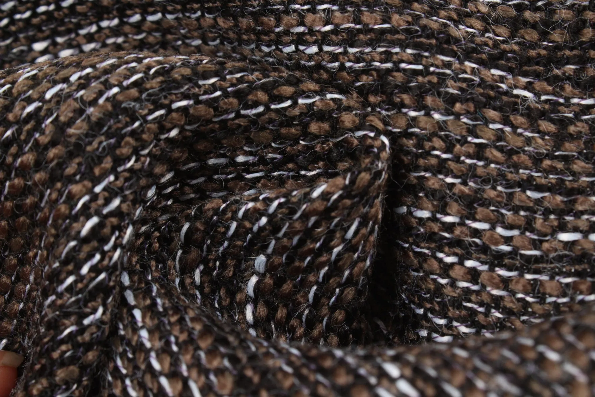 Fancy Multicolor Tweed Stripes - Viscose Blend - 11 Colors Available