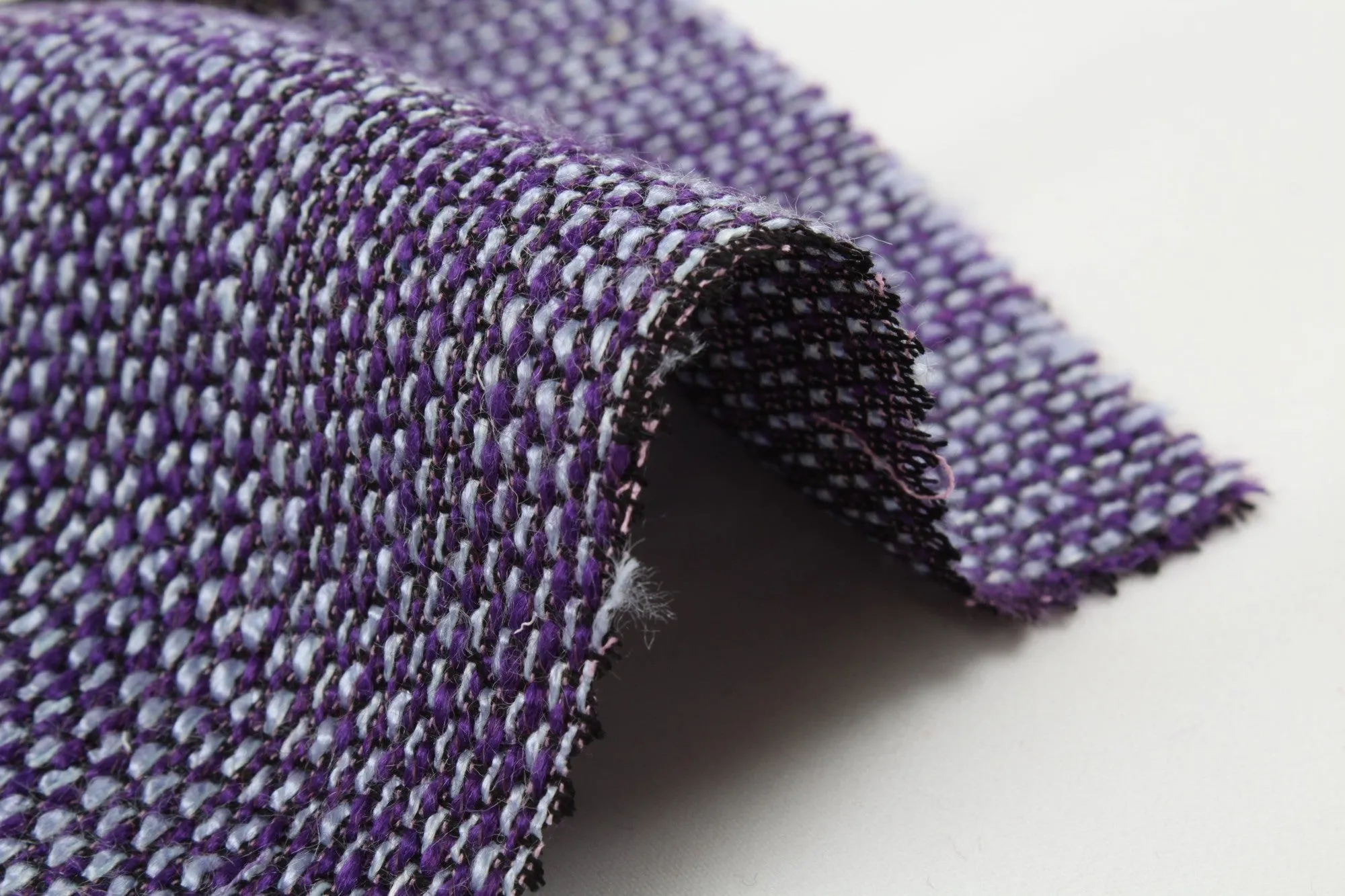 Fancy Multicolor Tweed Stripes - Viscose Blend - 11 Colors Available