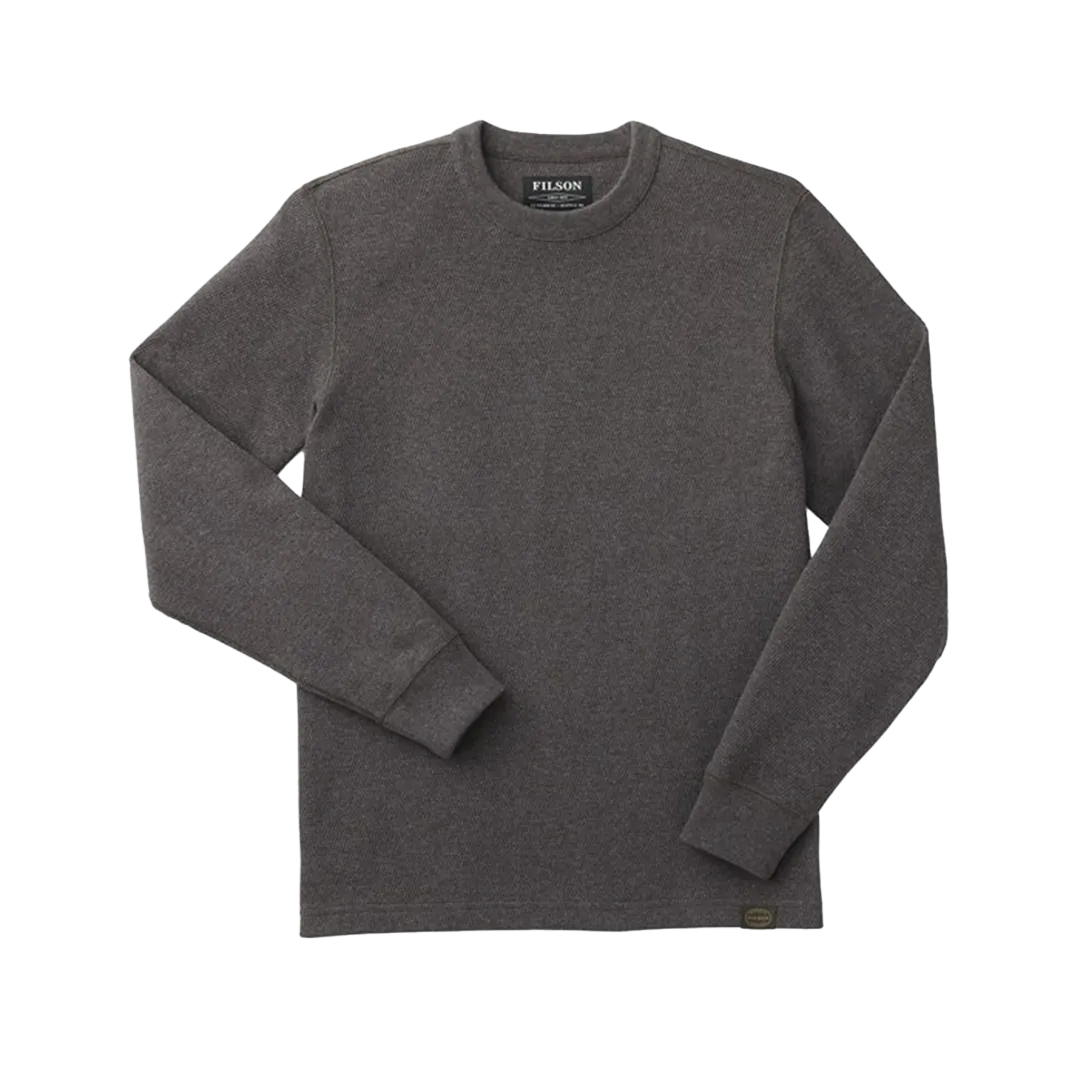 Filson - Waffle Knit Thermal Crew - Charcoal