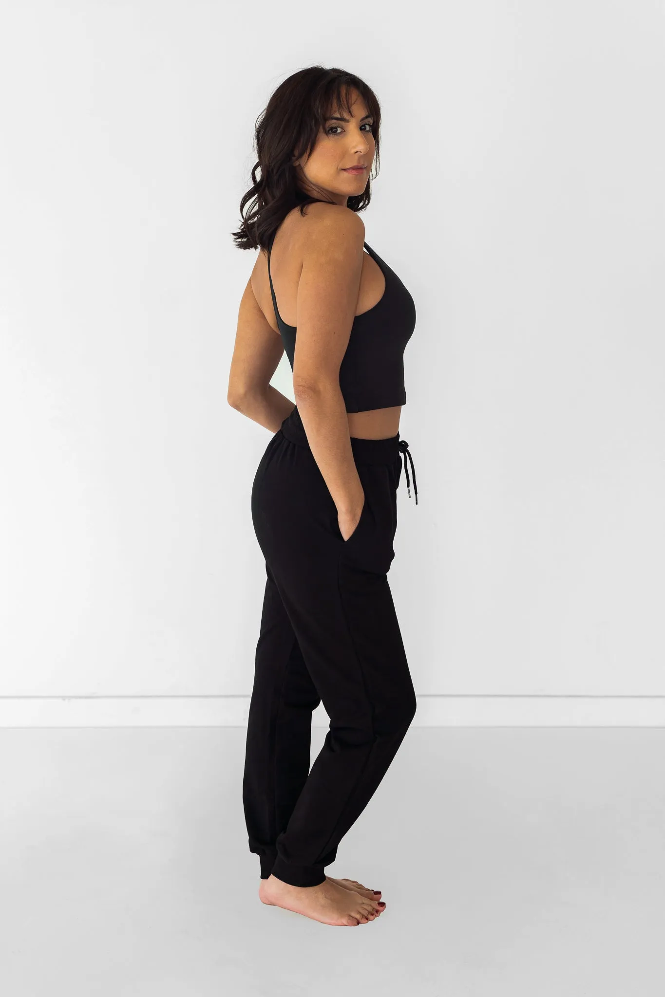 Fitted Jogger | Black