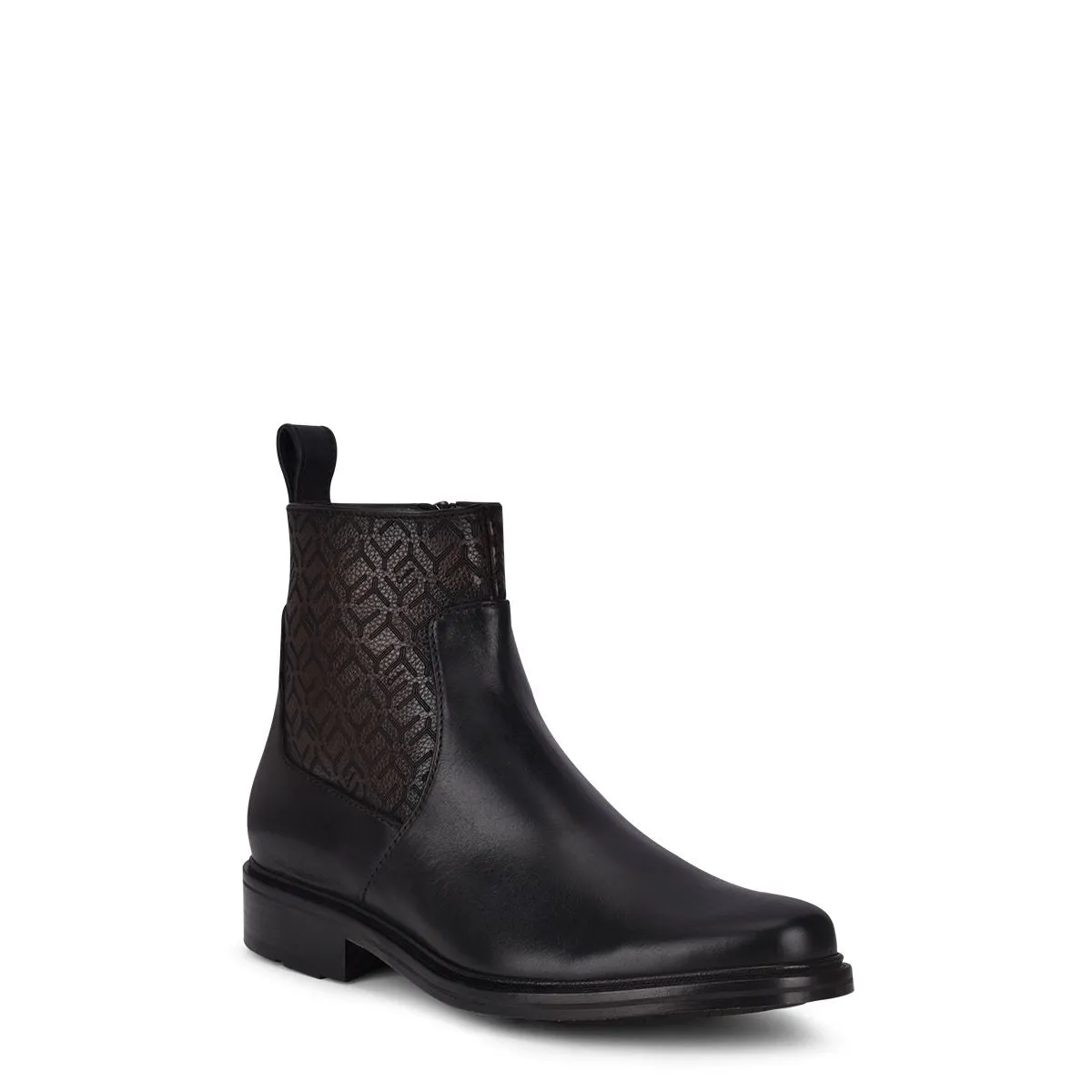 G89TSRS - Cuadra black dress fashion calfskin chelsea ankle boots for men