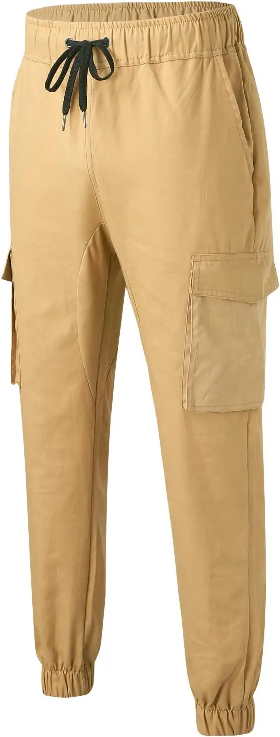 GIERIDUC Mens Fleece Sweatpants Winter Men's Five Pocket Corduroy Pants Winter Sports Pants for Men Mens Dark Green Trousers
