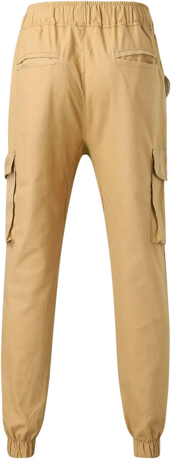 GIERIDUC Mens Fleece Sweatpants Winter Men's Five Pocket Corduroy Pants Winter Sports Pants for Men Mens Dark Green Trousers