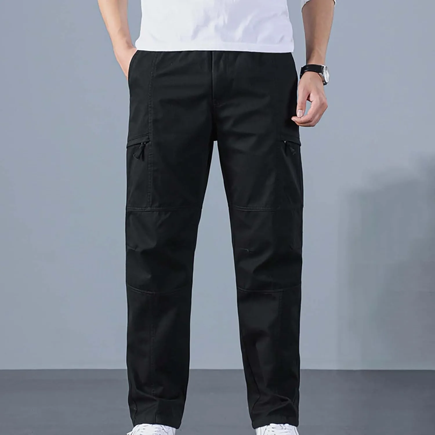 GIERIDUC Men's Linen Pants Casual Long Pants Summer Clothes for Men Fashion Best Jogger Pants for Men for Men