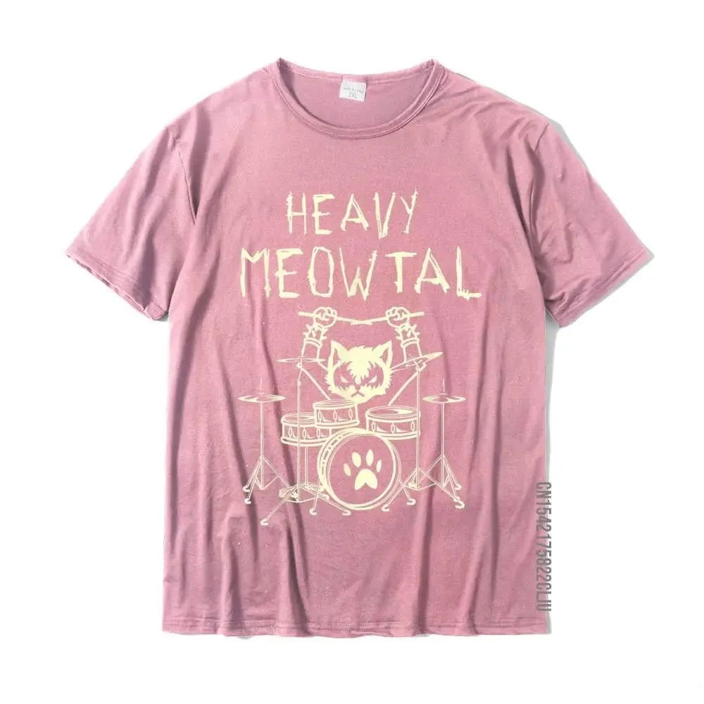 Heavy Meowtal Cat Metal Unisex T-Shirt