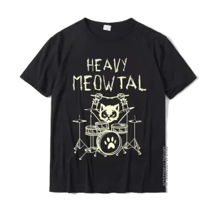 Heavy Meowtal Cat Metal Unisex T-Shirt