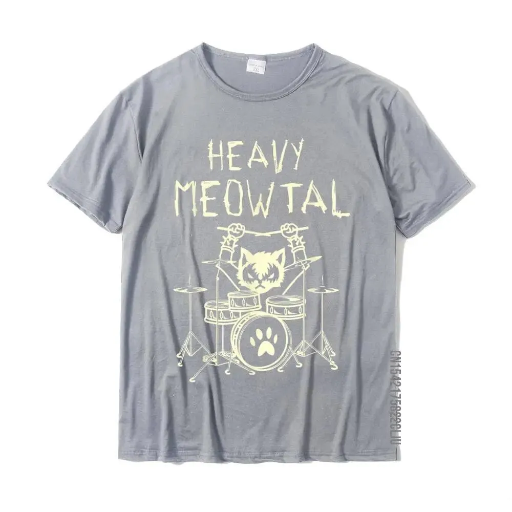 Heavy Meowtal Cat Metal Unisex T-Shirt