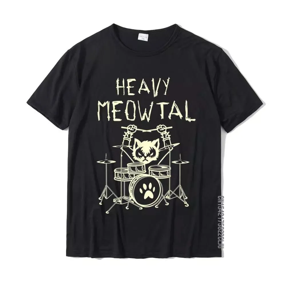 Heavy Meowtal Cat Metal Unisex T-Shirt