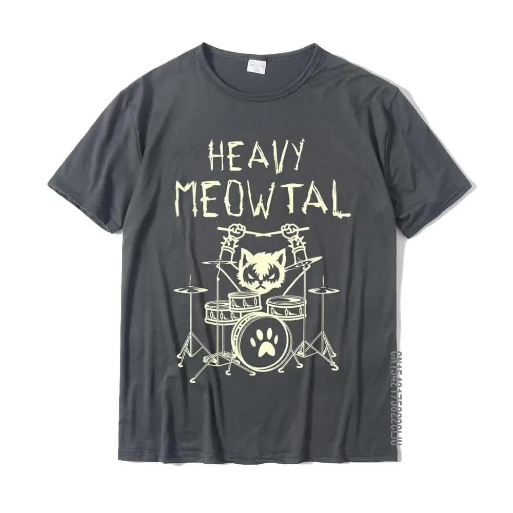 Heavy Meowtal Cat Metal Unisex T-Shirt