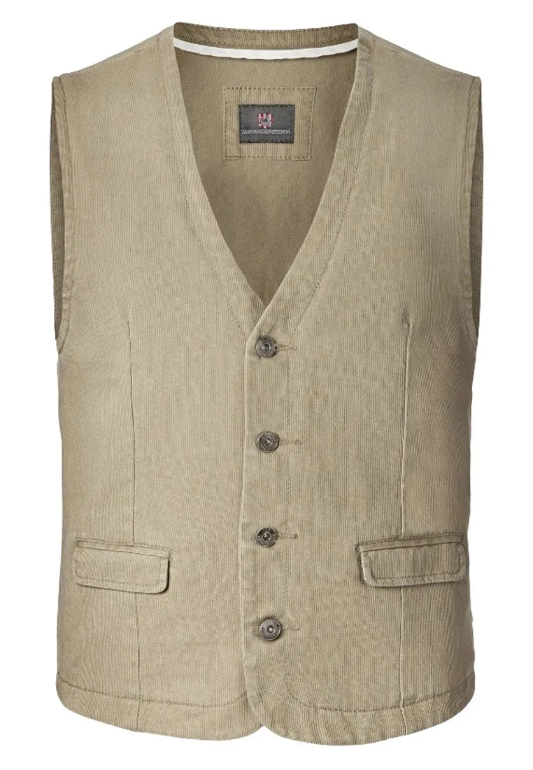 Jan Vanderstorm vest, sand