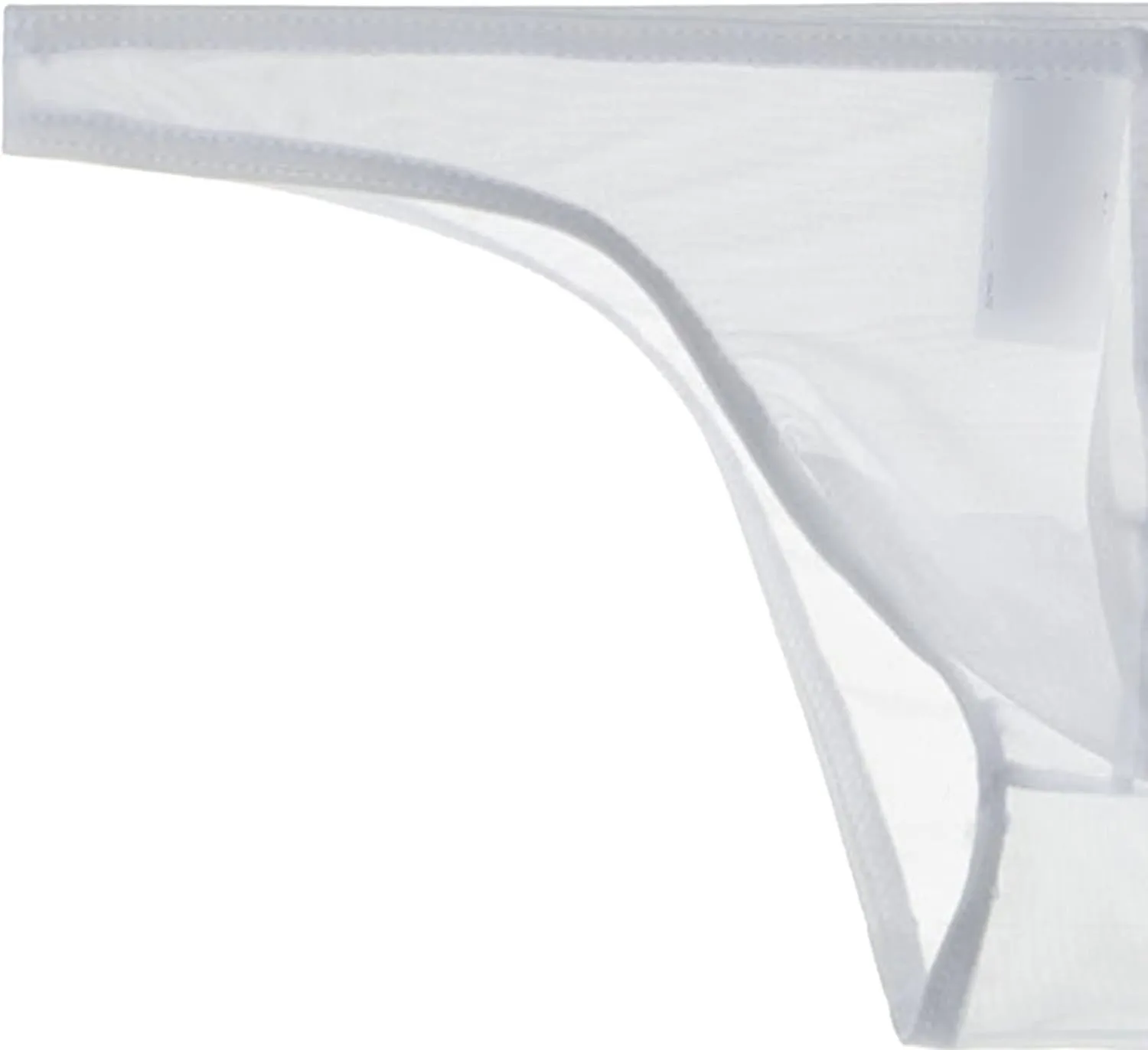 JEsilunmaMY Men's Mesh Transparent Bikini Briefs See Through Low Rise Underwear Solid Color Breathable Sheer Triangle Brief