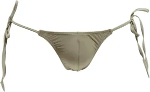 JEsilunmaMY Mens Side Tie Bikini Briefs Low Rise Ice Silk Bulge Sissy G-String Thongs Strappy Breathable Underwear Panties