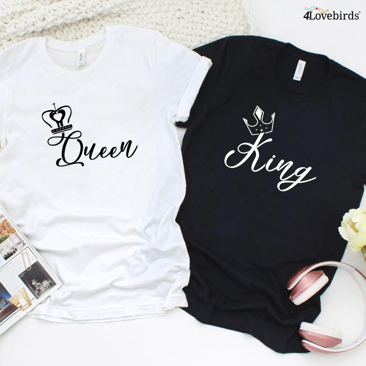 King & Queen His & Hers Matching Set: Couple Outfits
