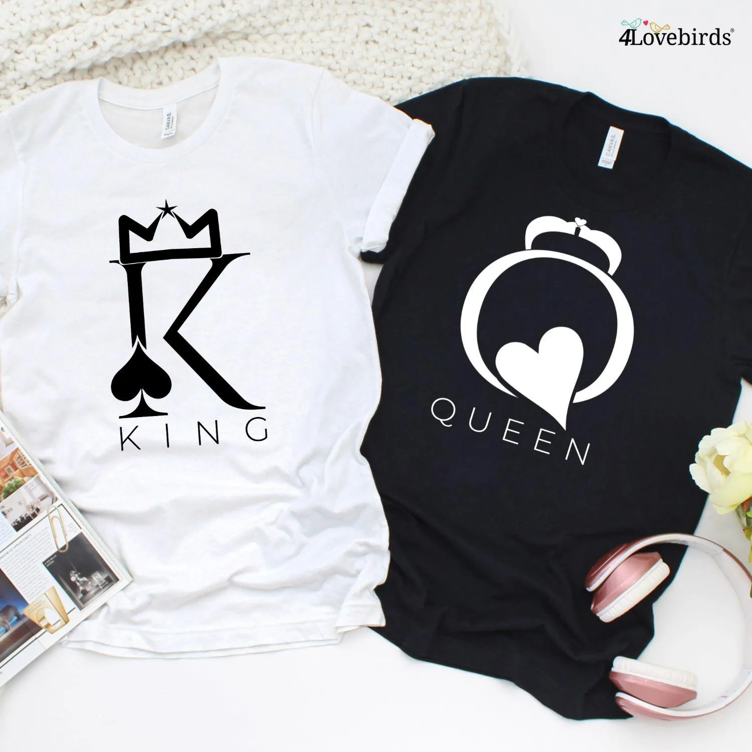 King & Queen Matching Set: Couple Hoodies & Sweaters!