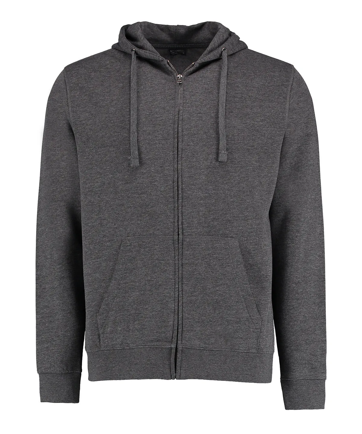 Klassic hooded zipped jacket Superwash® 60 long sleeve (regular fit) | Dark Grey Marl