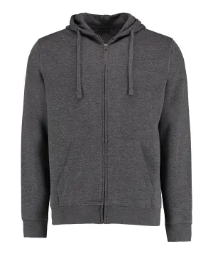 Klassic hooded zipped jacket Superwash® 60 long sleeve (regular fit) | Dark Grey Marl