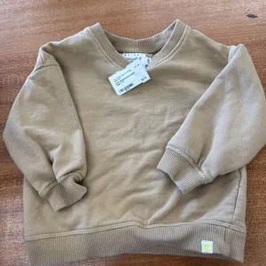 Little Earthling Sweatshirt: beige-children-2-3Y