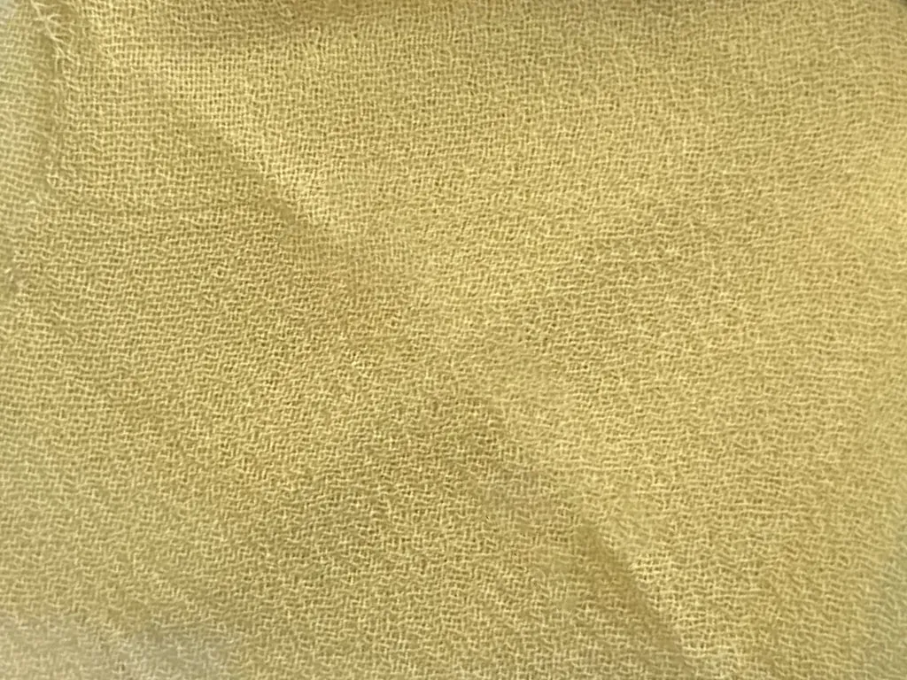Macaroon Yellow Plain 60 Grams Georgette Fabric