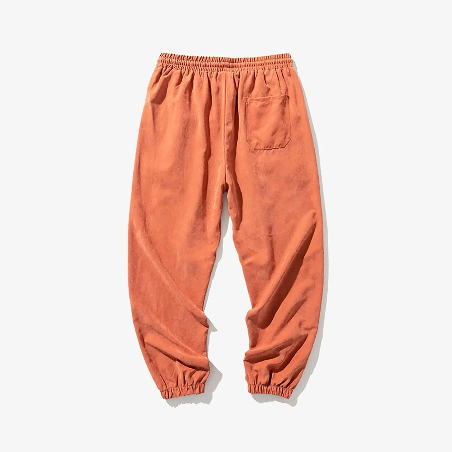 Man Pants for Men Fashion Casual Solid Stretch Waist Drawstring Trousers Outdoor Fashion Fall Baggy Joggers Sweatpant