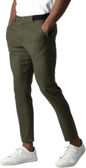 Men's Casual Slim Fit Pants Stretch Fashion Chinos cotton Pant Skinny Leg Tapered Slacks Pants