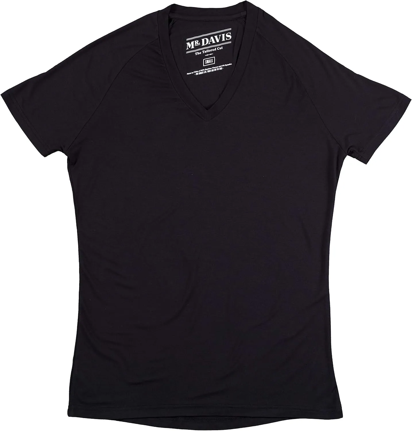 Mr. Davis Comfort Fit Premium Bamboo Viscose Tailored Cut Stylish V Neck Men's Undershirt