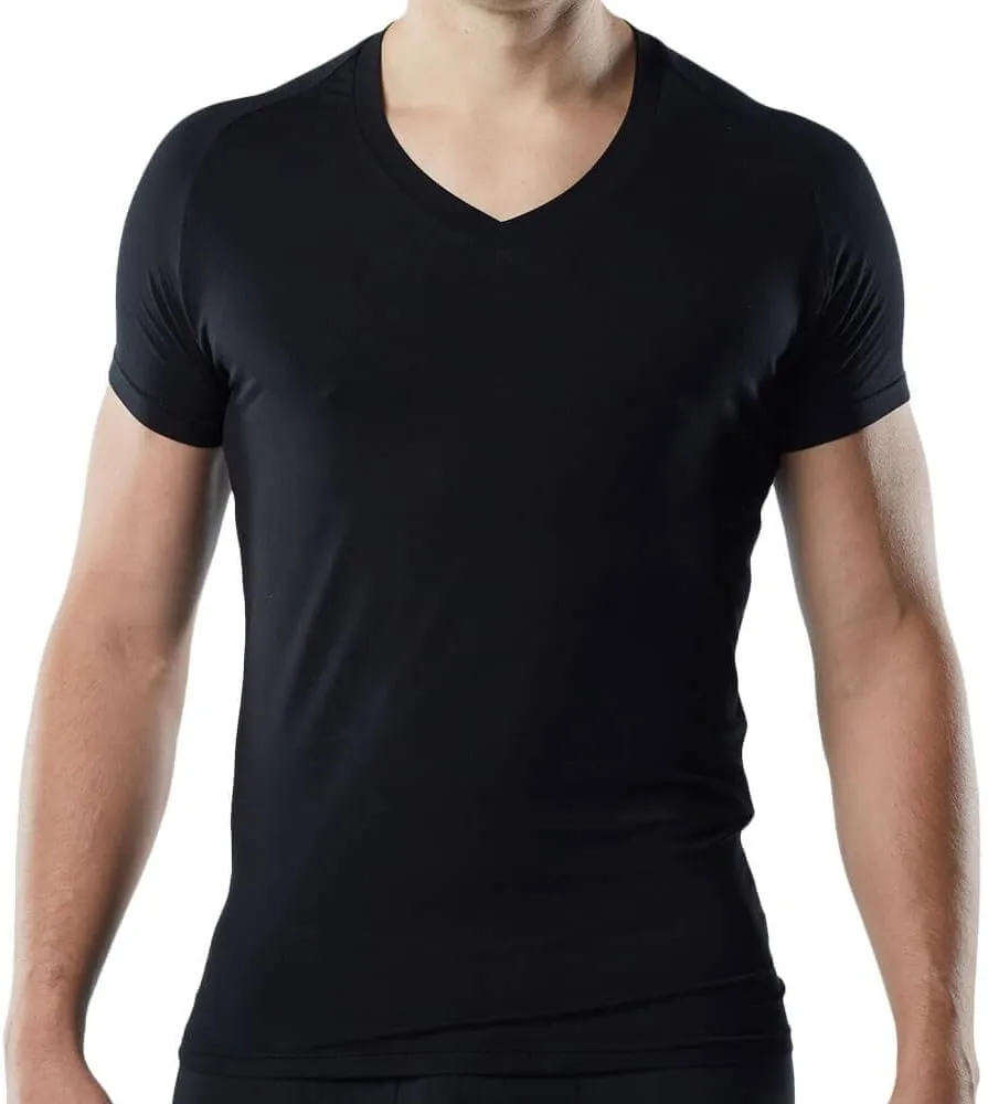 Mr. Davis Comfort Fit Premium Bamboo Viscose Tailored Cut Stylish V Neck Men's Undershirt