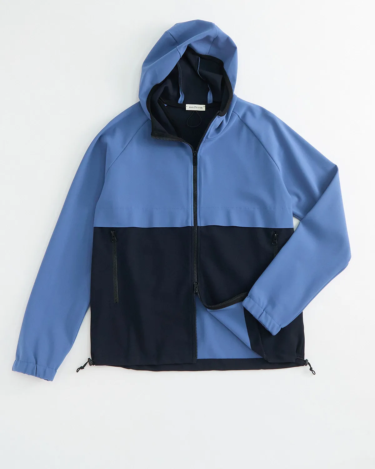 Neoprene Colour Block Lightweight Hoodie