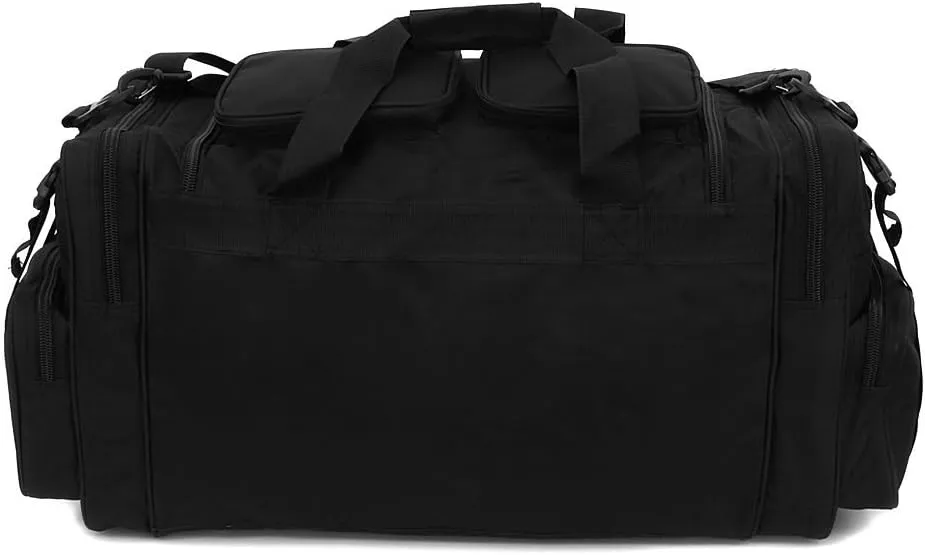 NPUSA Mens Large 30" Inch Black Duffel Duffle Military Molle Tactical Cargo Gear Shoulder Bag