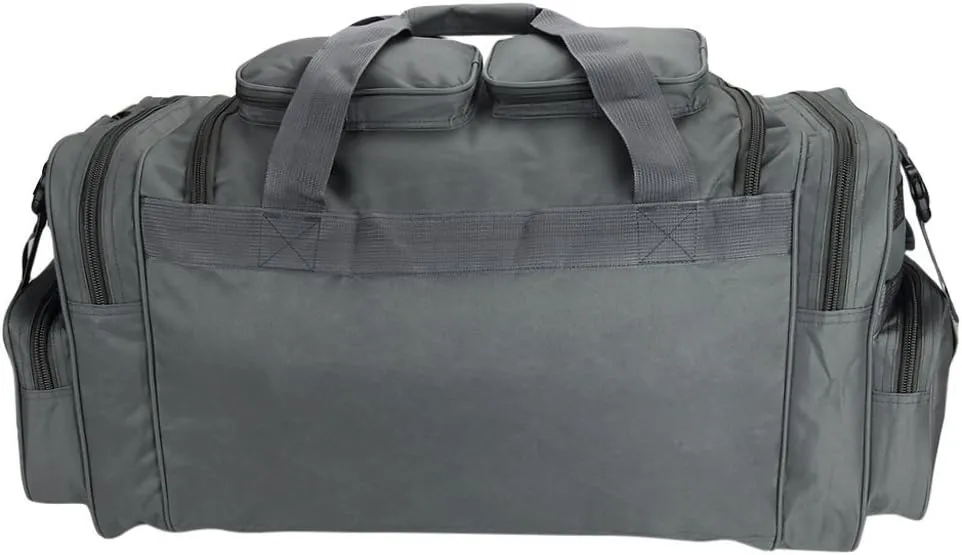 NPUSA Mens Large 30" Inch Gunmetal Duffel Duffle Military Molle Tactical Cargo Gear Shoulder Bag