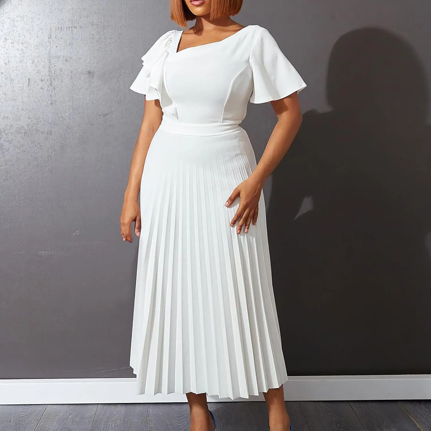 Plus Size Dresses For Curvy Women Formal Wedding Guest Dress Maxi Dress Flowy Casual Cocktail Evening Party Midi Dress